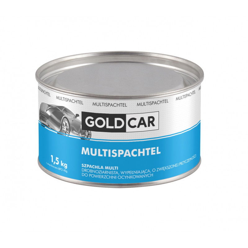 GOLDCAR Multispachtel Szpachla wypełniająca 1,5kg z utwardzaczem GOLDCAR Multispachtel Szpachla wypełniająca 1,5kg z utwardzaczem
