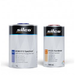 Lakier bezbarwny Silco 9130 X13 1,5l KPL + kubek